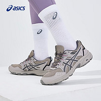 ASICS 亞瑟士 女款越野透氣運動鞋 GEL-VENTURE 8 黑色/灰色