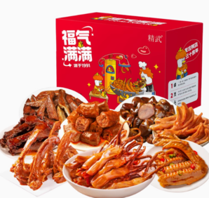 88VIP！精武 鴨肉零食大禮包禮盒517g