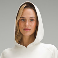 lululemon 丨Softstreme? 女士連帽衫 LW3HMVS 骨白 M /8