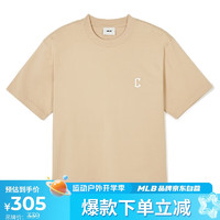 MLB 男女情侶運(yùn)動(dòng)純色刺繡小logoT恤時(shí)尚3ATSB1143