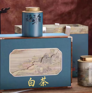 承藝 特級(jí)茶葉綠茶白茶  200g 禮盒裝
