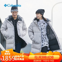 哥倫比亞 羽絨服男秋冬奧米熱能保暖防寒中長款外套 WE0994 043