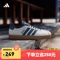 adidas 阿迪達斯 「T頭鞋」VL COURT 3.0休閑網(wǎng)球板鞋德訓(xùn)鞋阿迪達斯輕運動 漢玉白/深靛藍 38.5