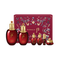 WHOO 津率享紅華平顏6件套裝水乳禮盒清爽補水滲透緊致韓國直郵