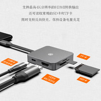 某東京造 usb擴展塢type-c 6合1 iPad/蘋果MacBook 拓展塢 HDMI轉(zhuǎn)換器4K投屏轉(zhuǎn)接頭