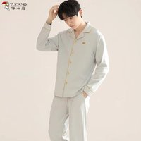 TUCANO 啄木鳥 100%全棉 春秋季大碼男士家居服套裝