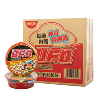 日清食品 日清 方便面 UFO飛碟炒面 魚香肉絲風(fēng)味124g*12 整箱裝