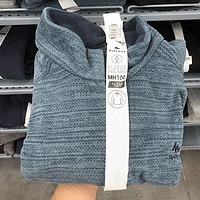 迪卡儂 DECATHLON 男士秋冬保暖衣加厚舒適抓絨衣夾克內(nèi)膽輕便搖粒絨半全拉鏈