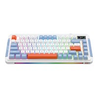 御斧 L75 三模機(jī)械鍵盤 81鍵 銳白藍(lán) TTC兔軸 RGB