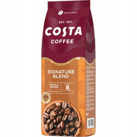 COSTA 咖世家 COSTA 1kg 英國(guó)進(jìn)口咖世家經(jīng)典意式拼配咖啡豆黑咖啡 招牌天鵝絨中烘（堅(jiān)果焦糖） 1袋