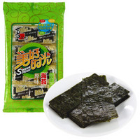 喜之郎 美好時光原味海苔片16包共12g裝即食壽司紫菜兒童休閑零食