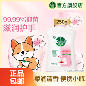 【福利好價】滴露抑菌洗手液250g滋潤清潔兒童學(xué)生家用官方正品