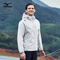 美津濃 閉眼入 戶(hù)外梭織風(fēng)衣 男士防風(fēng)連帽外套 登山服
