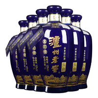 瀘州老窖 藍(lán)花瓷頭曲 大瓶大容量 濃香型白酒 52度 1000ml 6瓶
