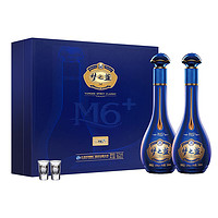 洋河 夢之藍(lán)M6+ 52度 550ml*2瓶 禮盒裝 綿柔濃香型白酒