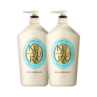 可悠然 美肌香氛沐浴露 恬靜清香1000ml*2+身體霜18g