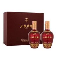 五糧液 WULIANGYE 中國(guó)紅 濃香型白酒 52度 500ml*2瓶*3盒