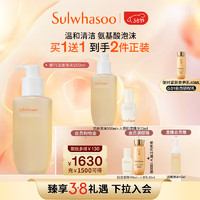 Sulwhasoo 雪花秀 順行柔和潔顏泡沫 200ml+贈同款300ml+人參肌底精華15ml