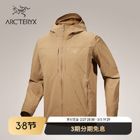 ARC'TERYX 始祖鳥 GAMMA LIGHTWEIGHT HOODY 防風 男子 軟殼夾克 Canvas/砂陶棕 M