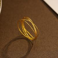 百泰首飾 BATAR JEWELLERY 時尚INS風5G足金戒指 0.59g