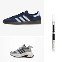 adidas 阿迪達斯 經典德訓鞋+運動鞋+中性筆