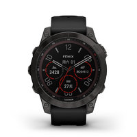 佳明 Fenix 7 運動手表 010-02540-28 碳黑色 42mm DLC旗艦版