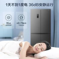 容聲 BCD-431WD12FP 十字對開門冰箱 431升 灰