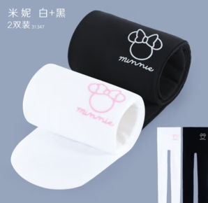 Disney 迪士尼 女童連褲襪 2條裝
