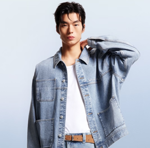 JACK&JONES 杰克瓊斯 寬松休閑純棉牛仔夾克 E41中牛仔藍(lán)