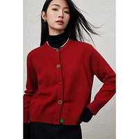 百家好 春季女士毛衣時(shí)尚休閑純色百搭針織開衫春秋款女上衣