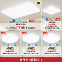 雷士照明?吸頂燈?無極調(diào)光護(hù)眼客廳吸頂燈-白蘋果