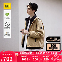20點(diǎn)！CAT 卡特24秋男士戶外休閑三防防風(fēng)防水防污運(yùn)動風(fēng)連帽夾克外套  
