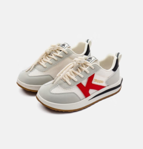 Kappa Kids 網(wǎng)面透氣軟底兒童運動鞋