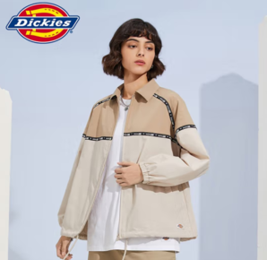 20點(diǎn)！Dickies  氣質(zhì)拼接時(shí)尚寬松版型夾克010232 