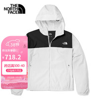 THE NORTH FACE 北面 皮膚衣女戶外輕薄寬松休閑防風(fēng)防潑水防曬衣8BAA LA9 M