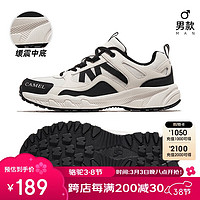 駱駝 plus會(huì)員）駱駝戶外運(yùn)動(dòng)防滑耐磨休閑旅游鞋F(xiàn)B12235182米白/黑男42