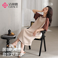 潔麗雅 高級感軟糯女士睡裙 睡衣 絨眠集系列 寬松家居服女 7款配色搭配