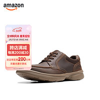 Clarks 男士 Bradley Vibe 皮革商務(wù)正裝鞋