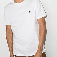 RALPH LAUREN 拉夫勞倫 Polo Ralph Lauren美國拉夫勞倫男女同款短袖T恤夏季上衣 白色 常規(guī) L 175-185cm/75-80kg