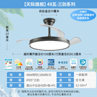 雷士照明 三防全光譜風(fēng)扇燈 天際 48瓦42寸