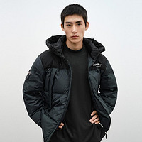 太平鳥 男裝冬新連帽cordur工裝戶外短款外套男式羽絨服 BWACD447359