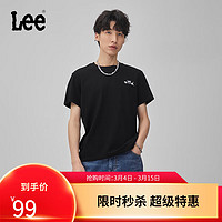 Lee 圓領(lǐng)短袖T恤男女同款