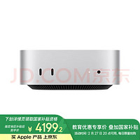 蘋果 Apple AI電腦/2024Mac miniM4(10+10核)24G 256G銀色臺(tái)式電腦主機(jī)Z1CF0003A