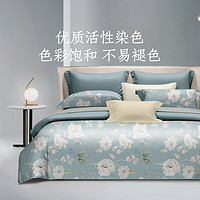 LOVO 60支純棉四件套 云煙雨 200*230cm