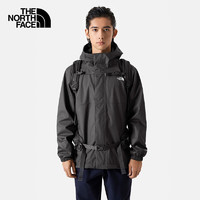 THE NORTH FACE 北面 沖鋒衣戶外防水春季8AUN 灰色/0C5 M