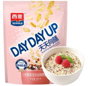 西麥 天天向膳 三色藜麥混合谷物 燕麥片 450g
