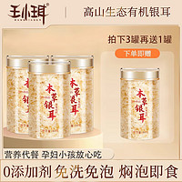 王小珥 WANGXIAOER 有機本草銀耳 40g*4罐