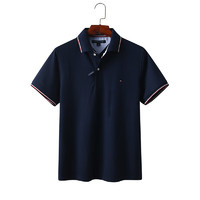 TOMMY HILFIGER 美國TOMMY HILFIGER湯米polo衫男棉短袖休閑翻領(lǐng)夏