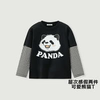迷你巴拉巴拉 萌趣熊貓兒童T恤