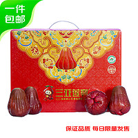 京鮮生 三亞南鹿蓮霧 凈重3斤 單果100g起 微瑕疵小裂口花皮 源頭直發(fā)